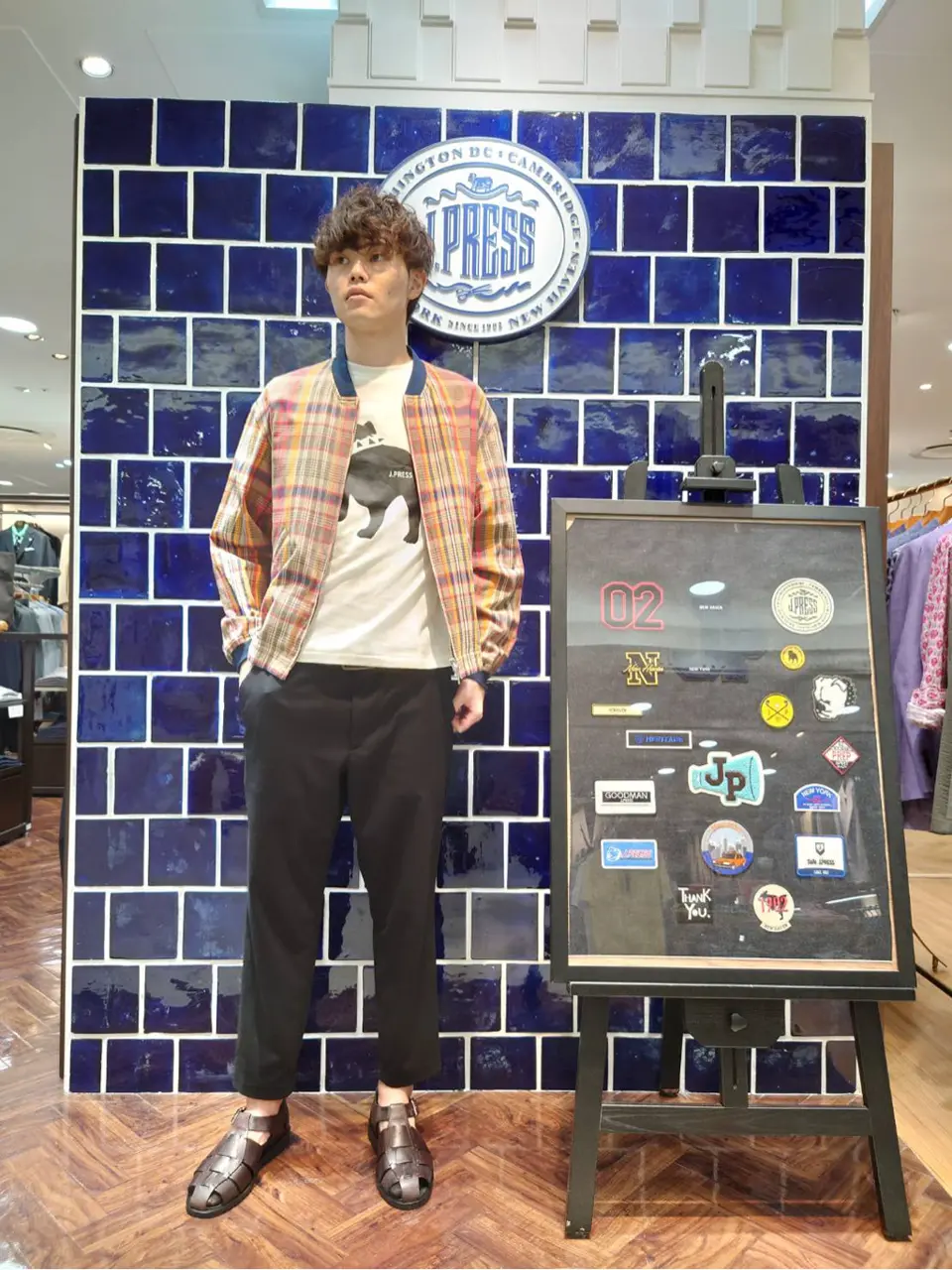 J.PRESS MEN 加藤晴暉 コーディネート画像