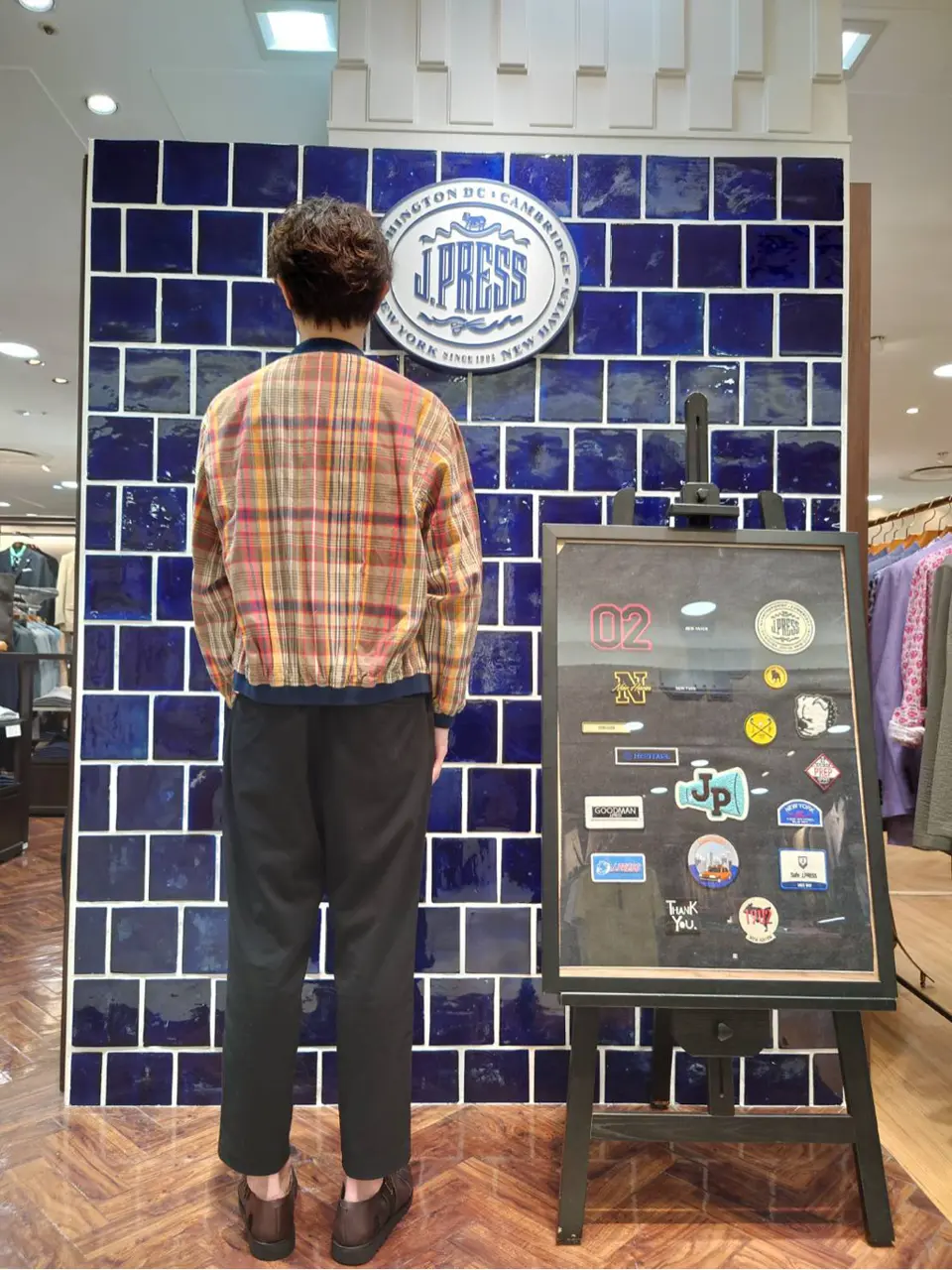 J.PRESS MEN 加藤晴暉 コーディネート画像