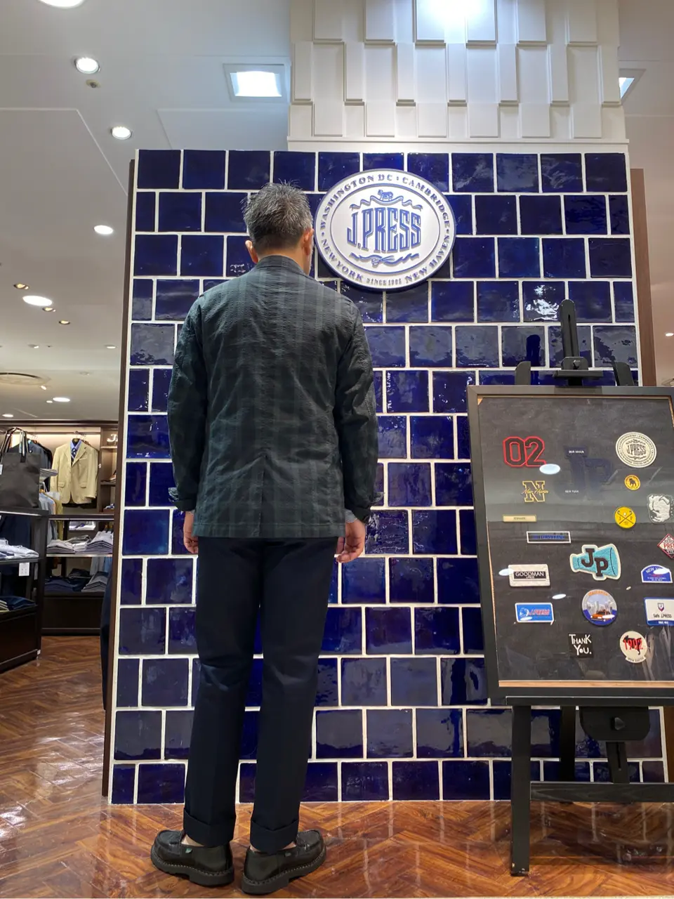 J.PRESS MEN 堤 コーディネート画像