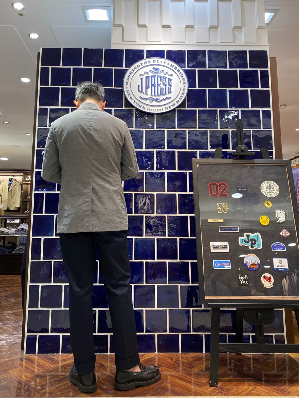 J.PRESS MEN 堤 コーディネート画像