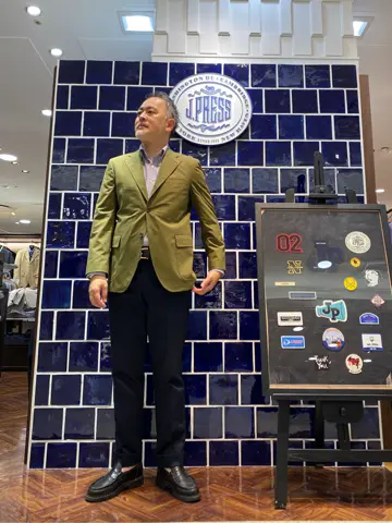 J.PRESS MEN 堤 コーディネート画像