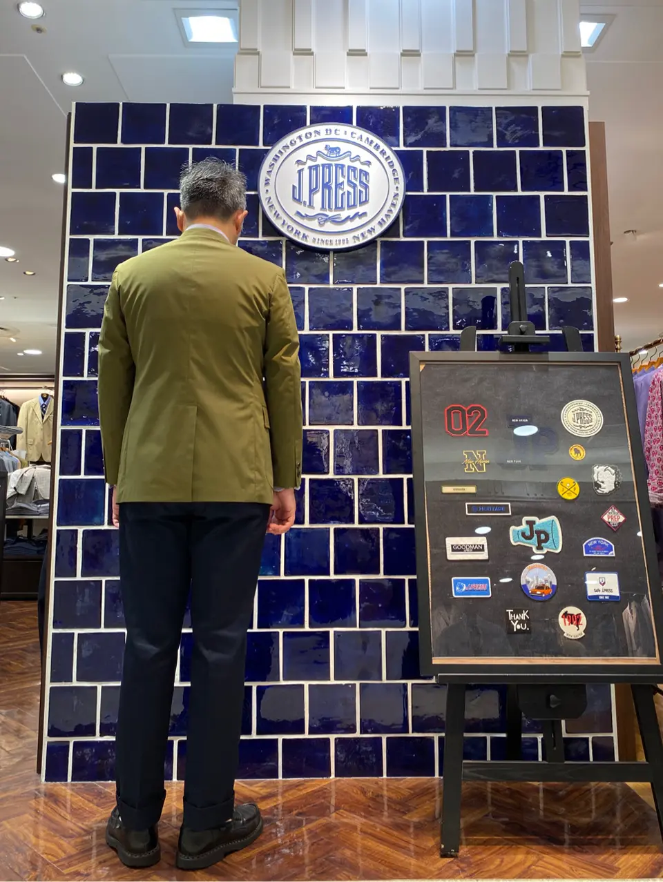 J.PRESS MEN 堤 コーディネート画像