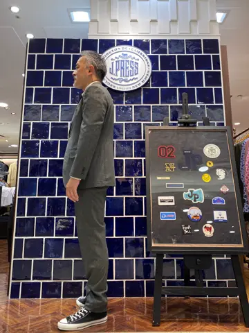 J.PRESS MEN 堤 コーディネート画像