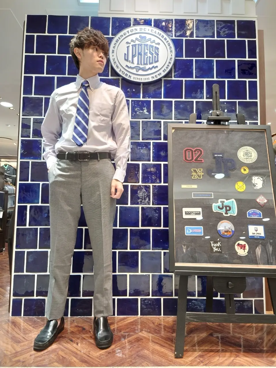 J.PRESS MEN 加藤晴暉 コーディネート画像