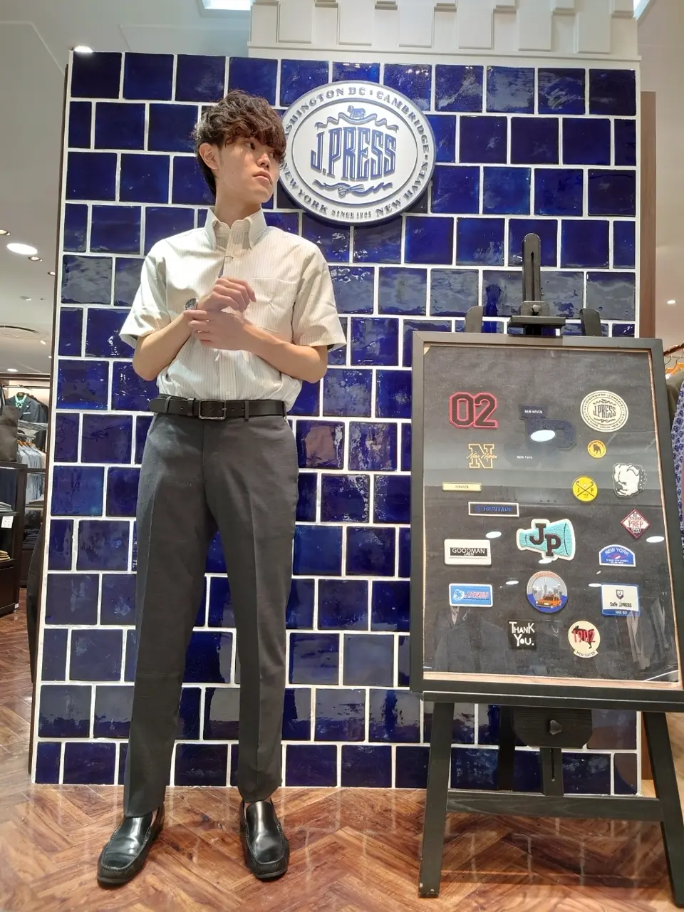 J.PRESS MEN 加藤晴暉 コーディネート画像