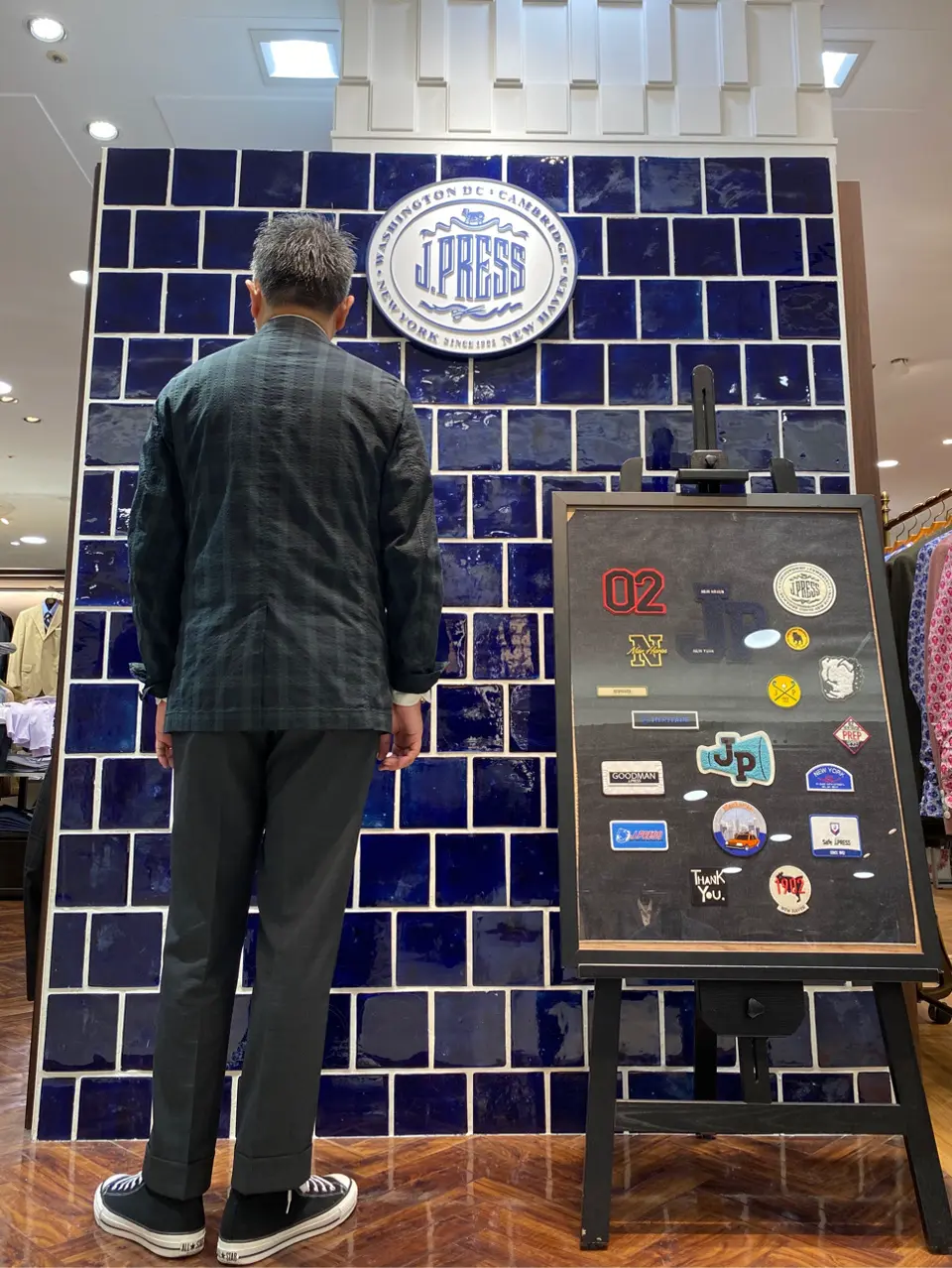 J.PRESS MEN 堤 コーディネート画像