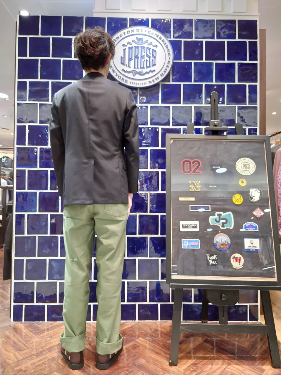 J.PRESS MEN 加藤晴暉 コーディネート画像