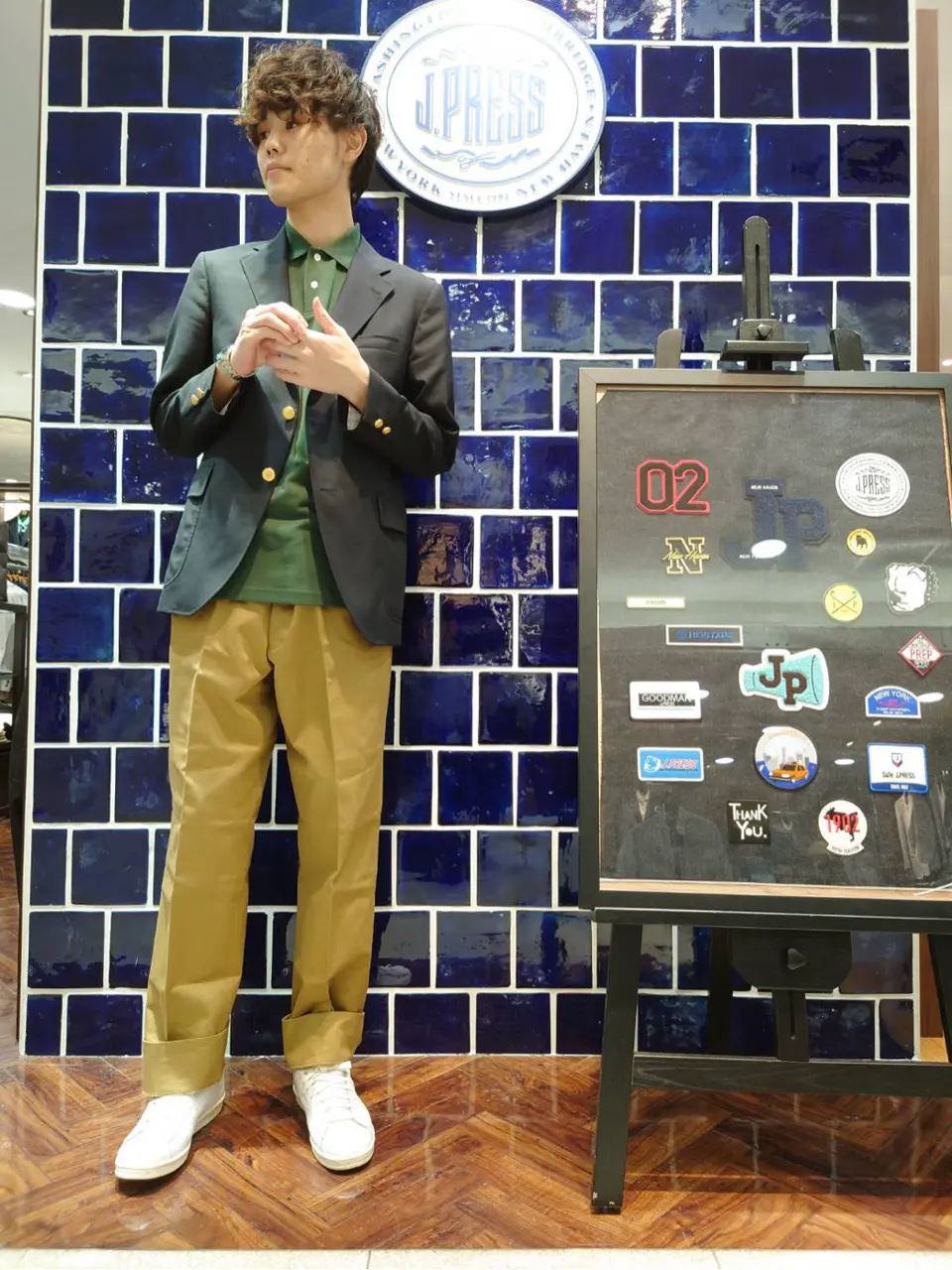 J.PRESS MEN 加藤晴暉 コーディネート画像