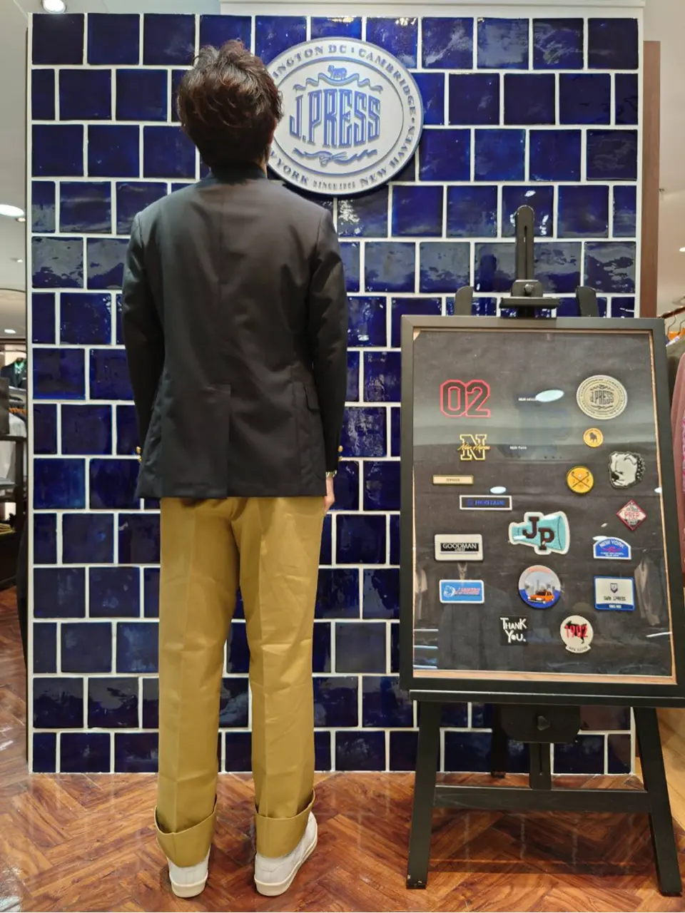 J.PRESS MEN 加藤晴暉 コーディネート画像