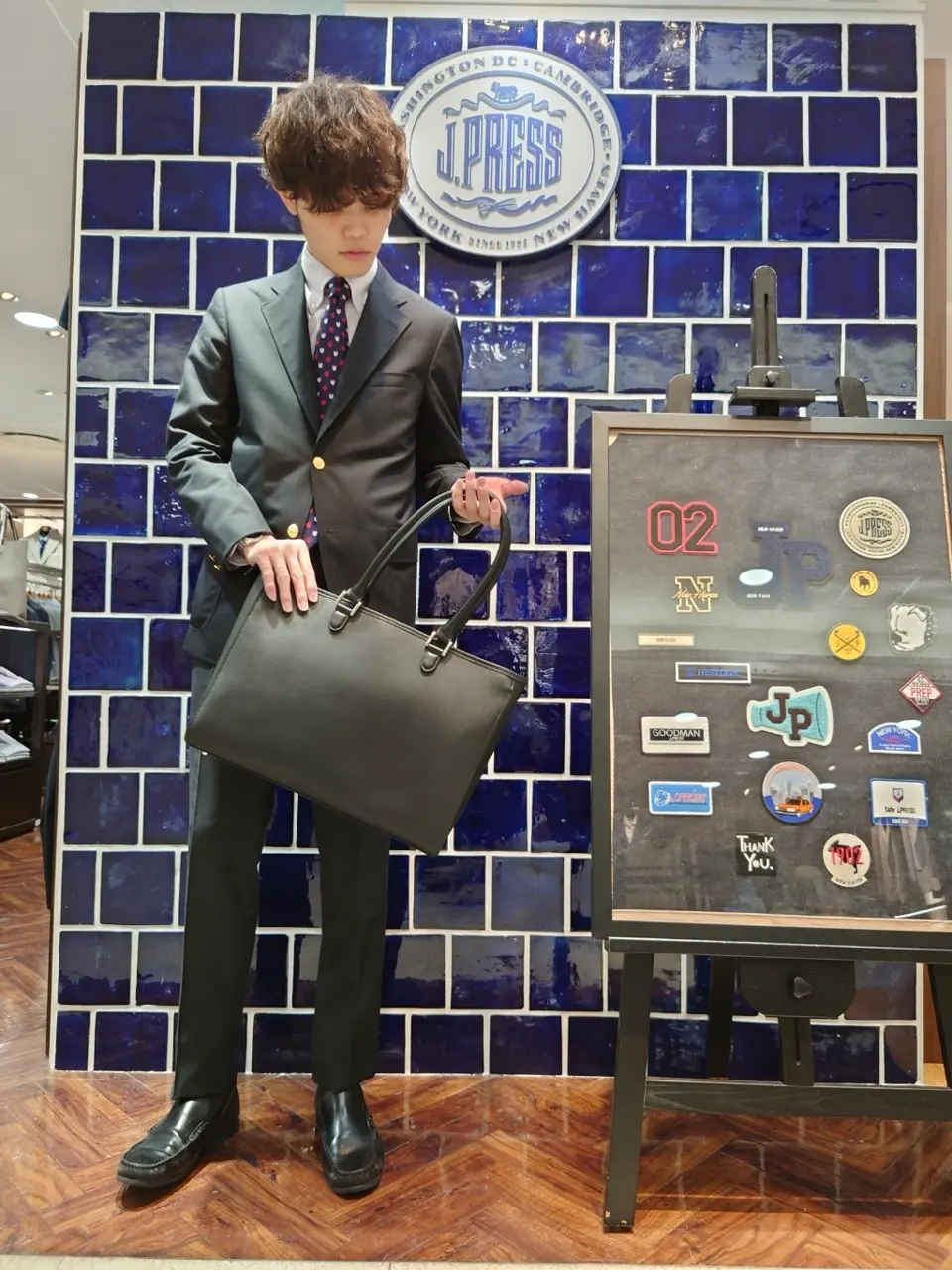 J.PRESS MEN 加藤晴暉 コーディネート画像