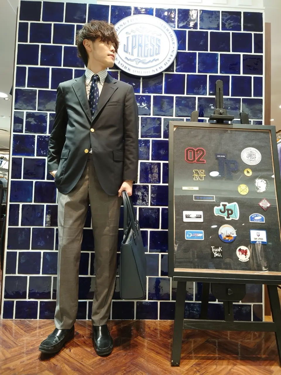 J.PRESS MEN 加藤晴暉 コーディネート画像