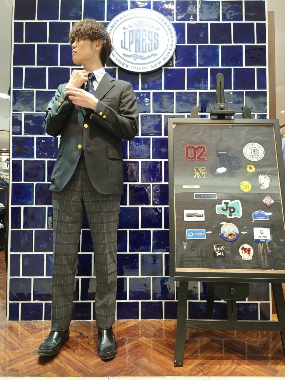 J.PRESS MEN 加藤晴暉 コーディネート画像