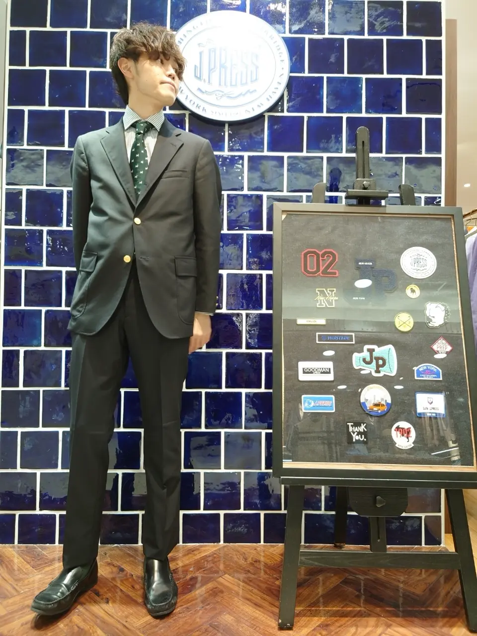 J.PRESS MEN 加藤晴暉 コーディネート画像