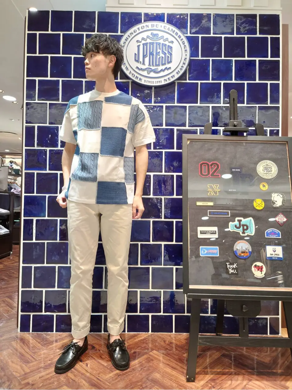 J.PRESS MEN 加藤晴暉 コーディネート画像