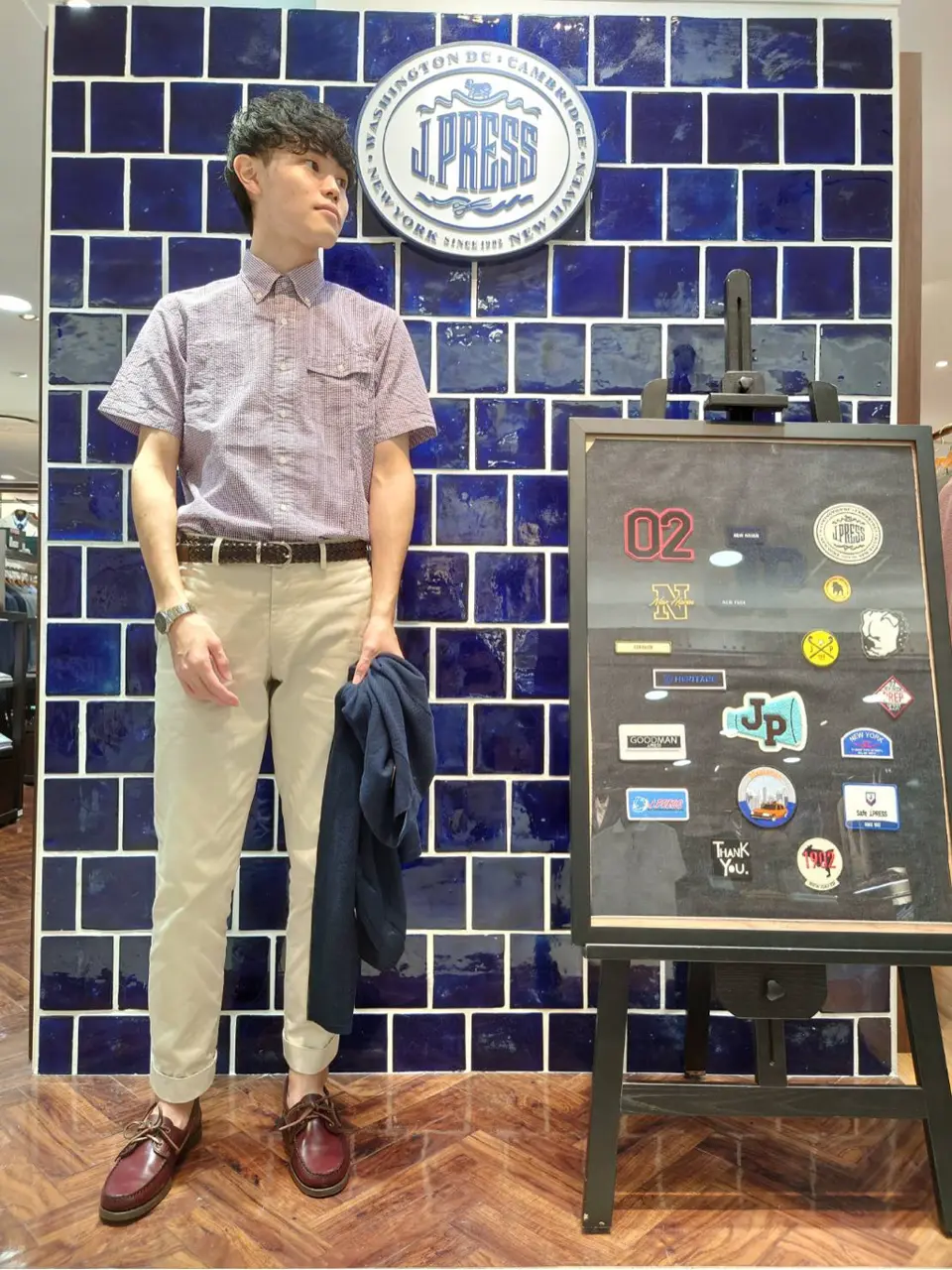 J.PRESS MEN 加藤晴暉 コーディネート画像