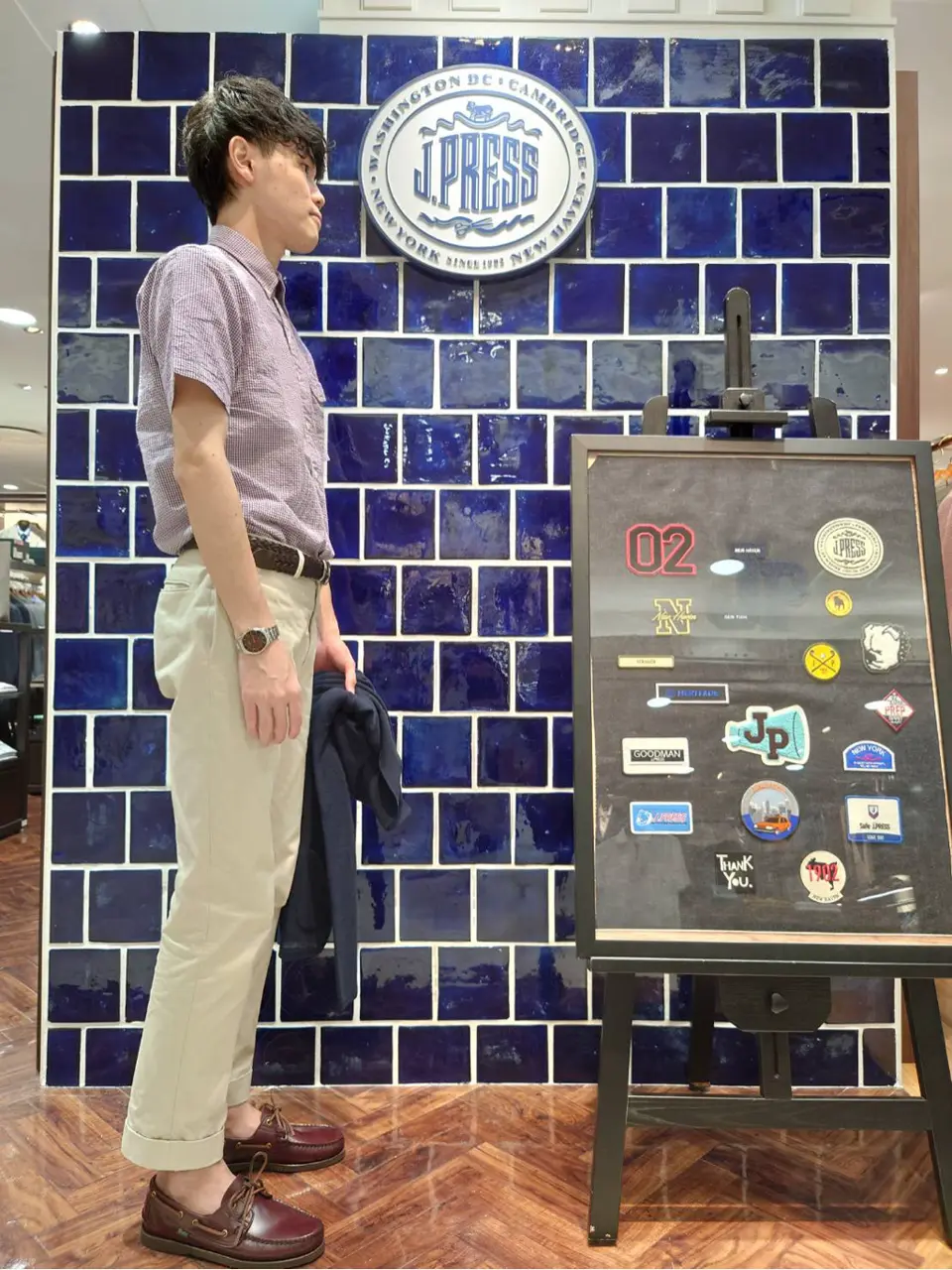 J.PRESS MEN 加藤晴暉 コーディネート画像