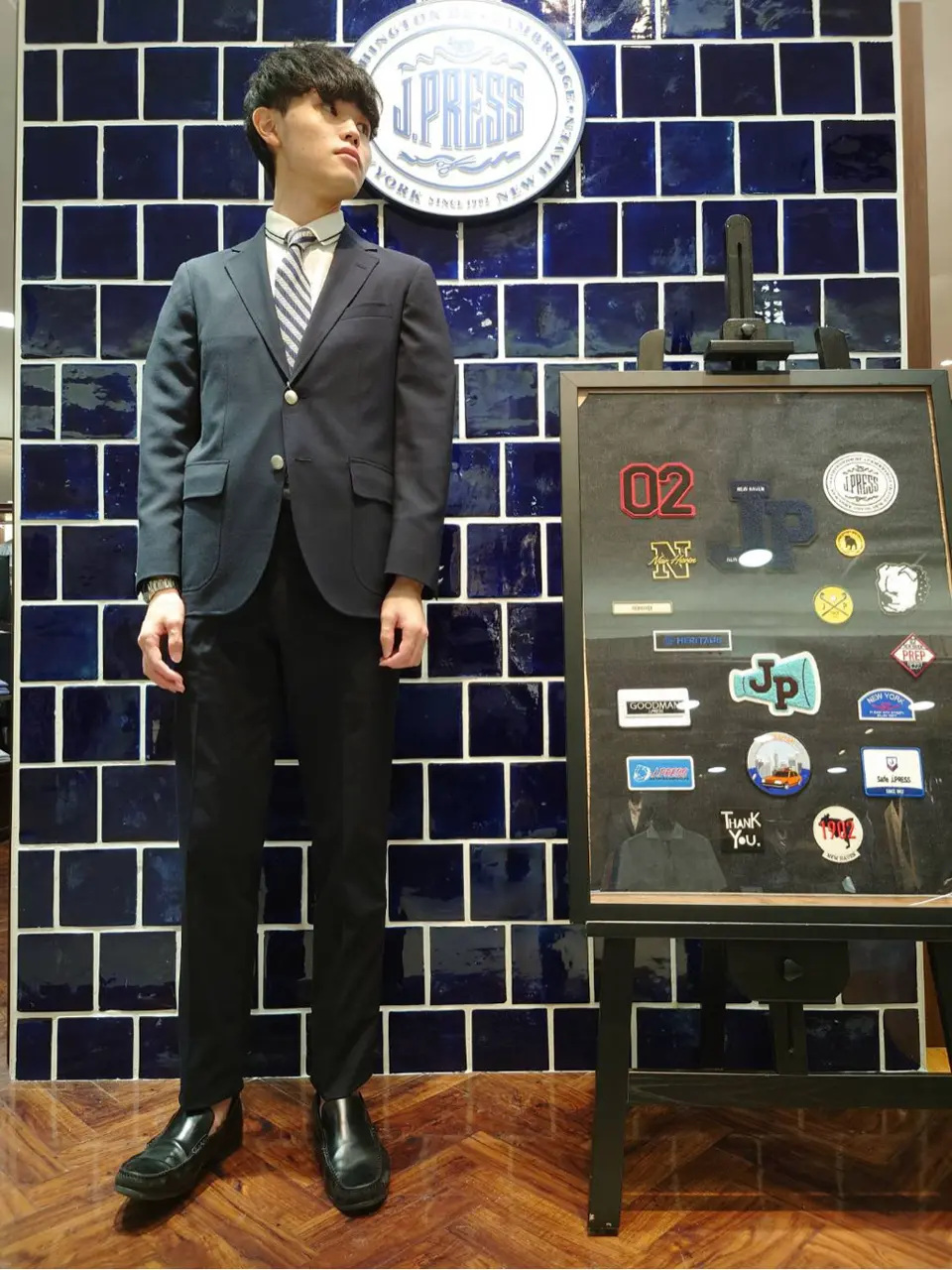 J.PRESS MEN 加藤晴暉 コーディネート画像