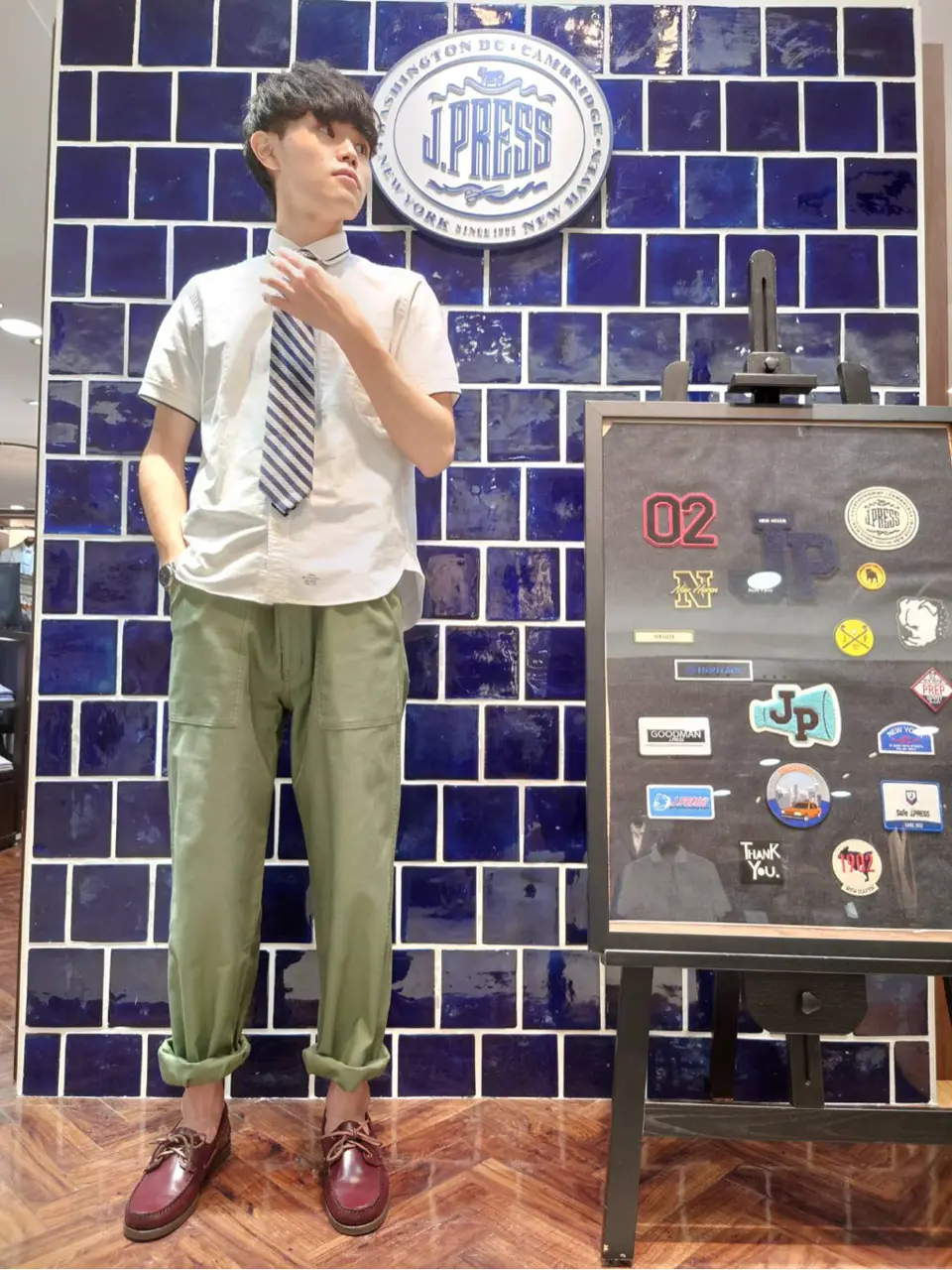 J.PRESS MEN 加藤晴暉 コーディネート画像