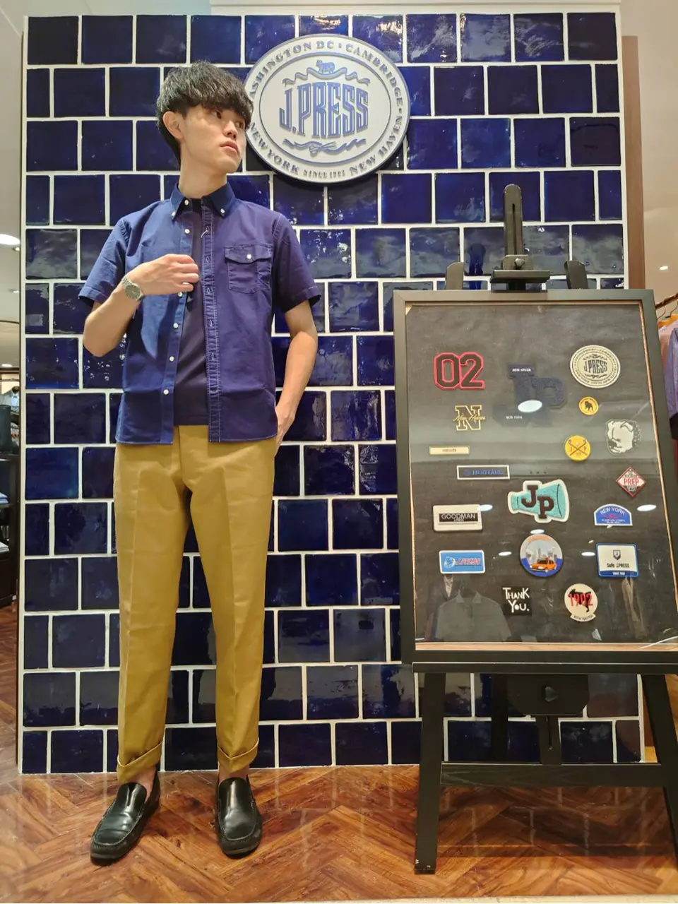 J.PRESS MEN 加藤晴暉 コーディネート画像