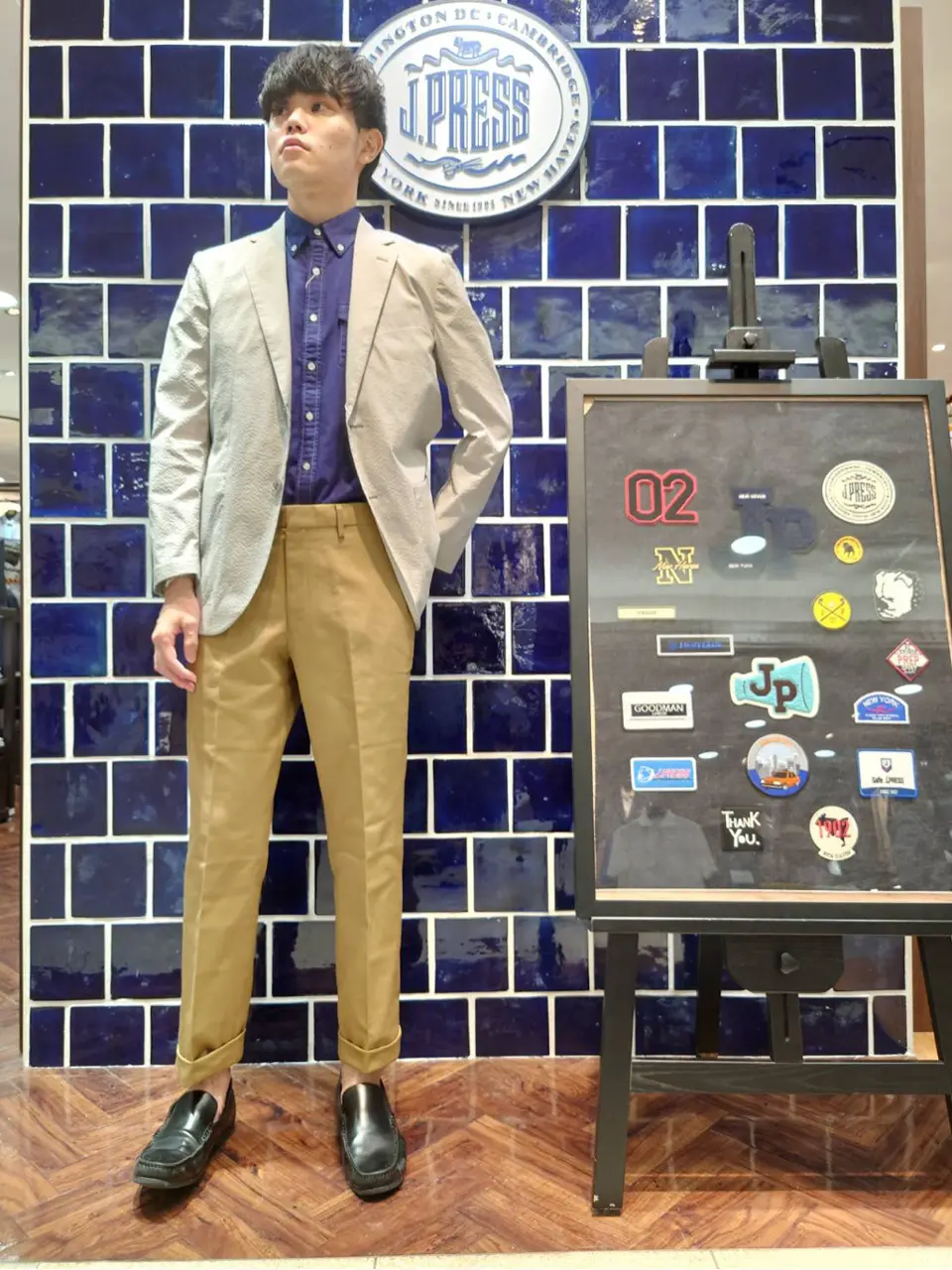 J.PRESS MEN 加藤晴暉 コーディネート画像