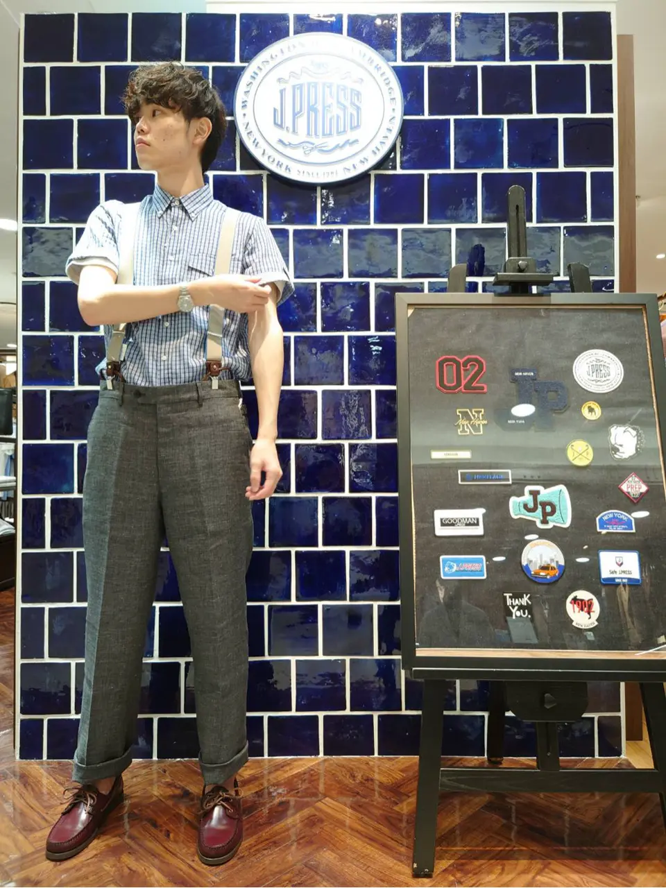 J.PRESS MEN 加藤晴暉 コーディネート画像