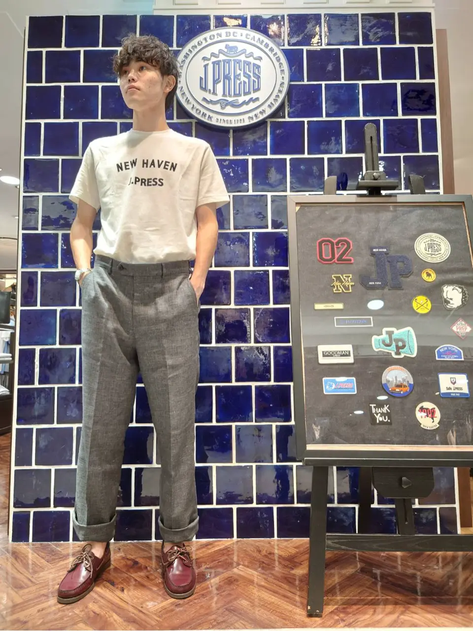 J.PRESS MEN 加藤晴暉 コーディネート画像