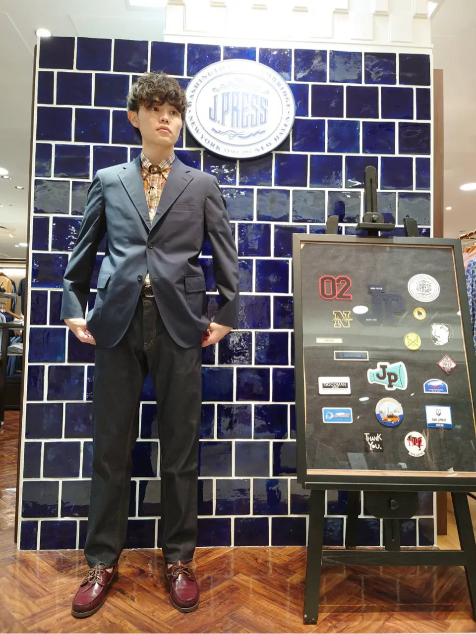 J.PRESS MEN 加藤晴暉 コーディネート画像