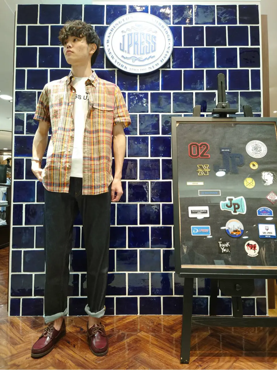 J.PRESS MEN 加藤晴暉 コーディネート画像