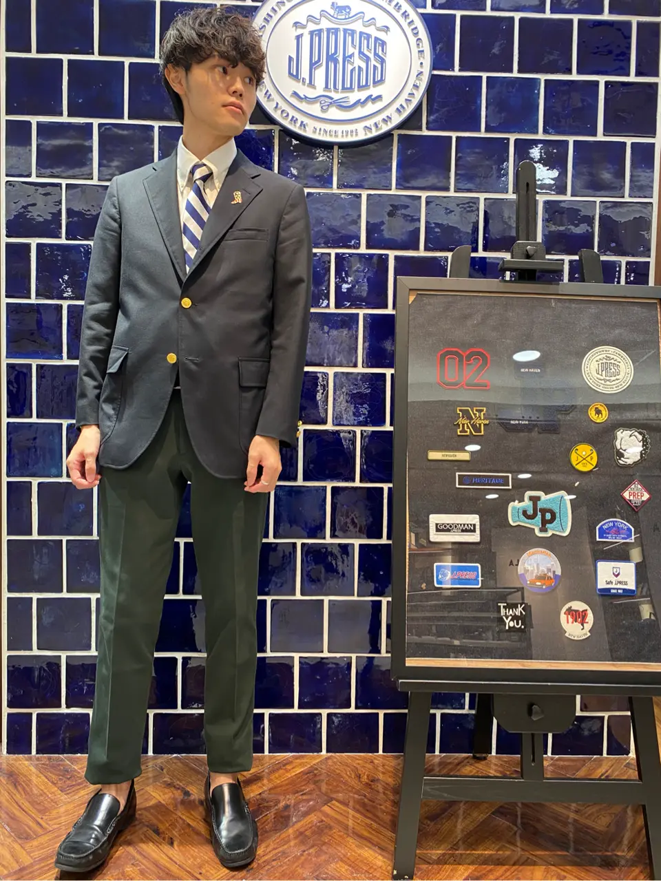 J.PRESS MEN 加藤晴暉 コーディネート画像