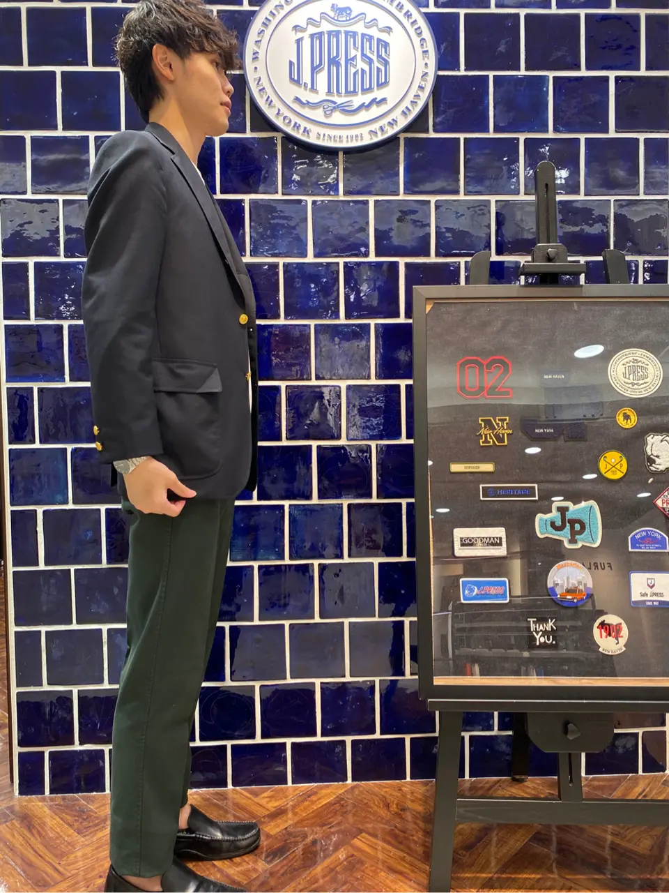 J.PRESS MEN 加藤晴暉 コーディネート画像