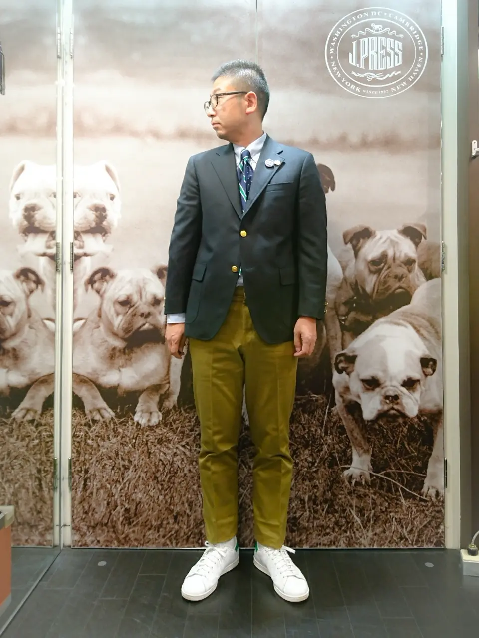 J.PRESS MEN 岩名 コーディネート画像