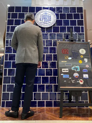 J.PRESS MEN 堤 コーディネート画像