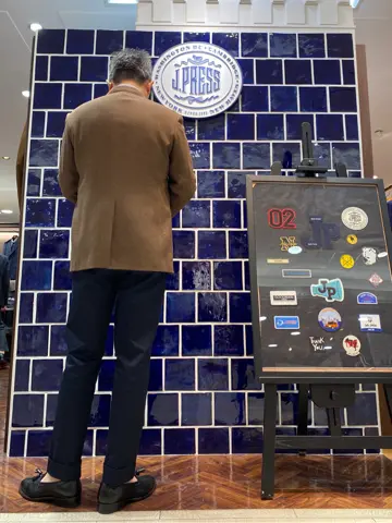 J.PRESS MEN 堤 コーディネート画像