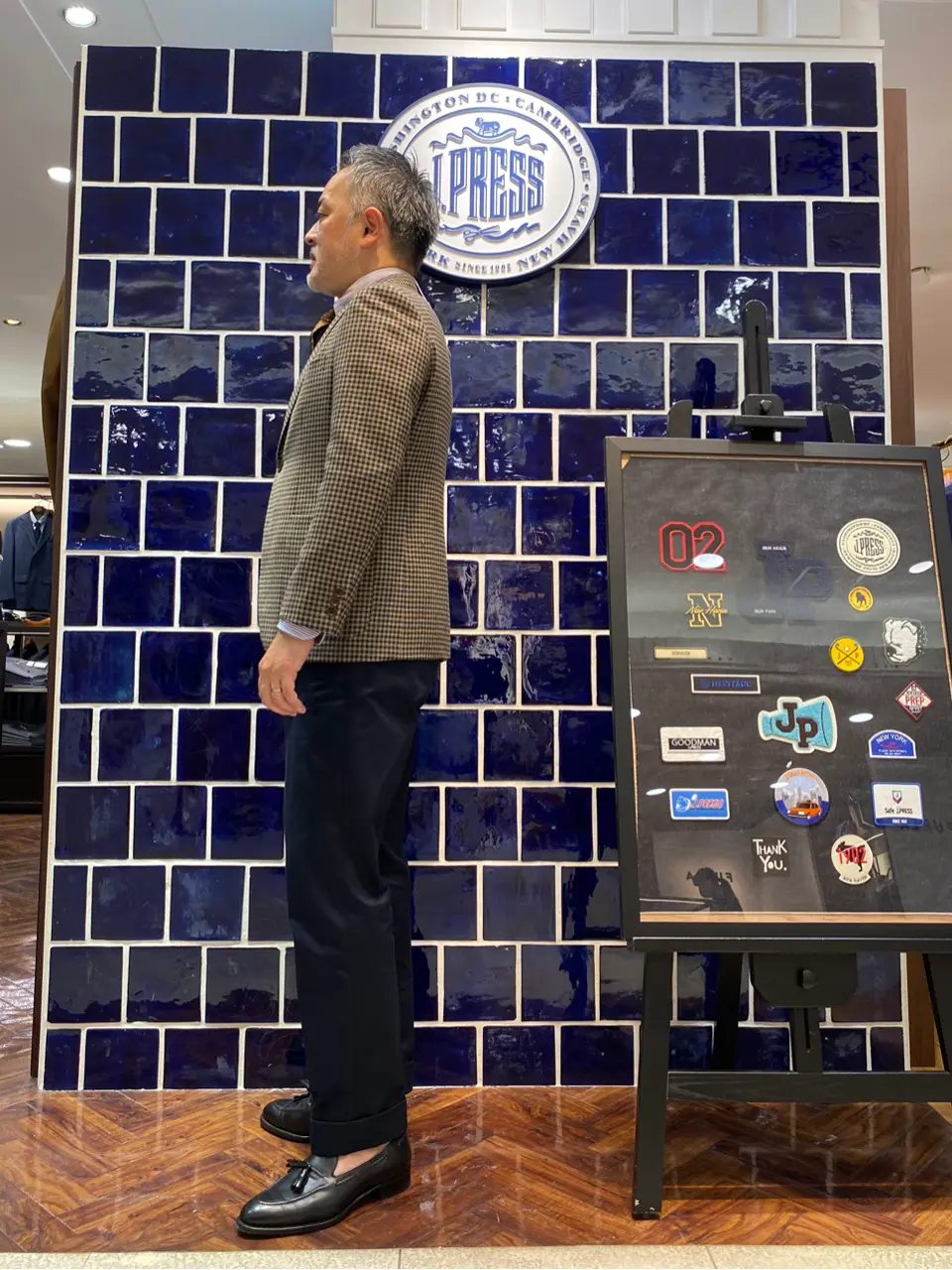 J.PRESS MEN 堤 コーディネート画像