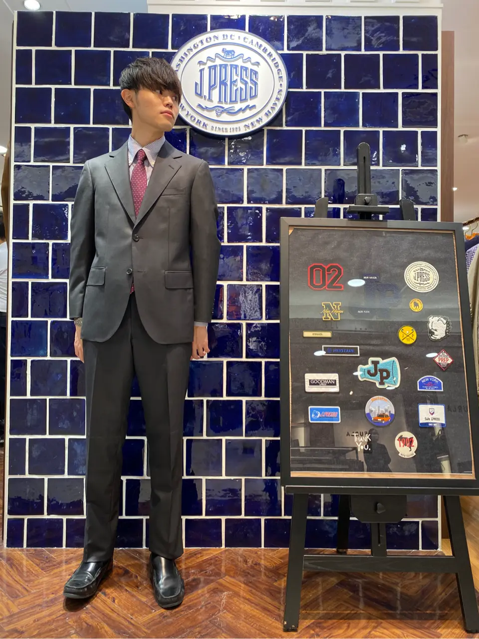 J.PRESS MEN 加藤晴暉 コーディネート画像