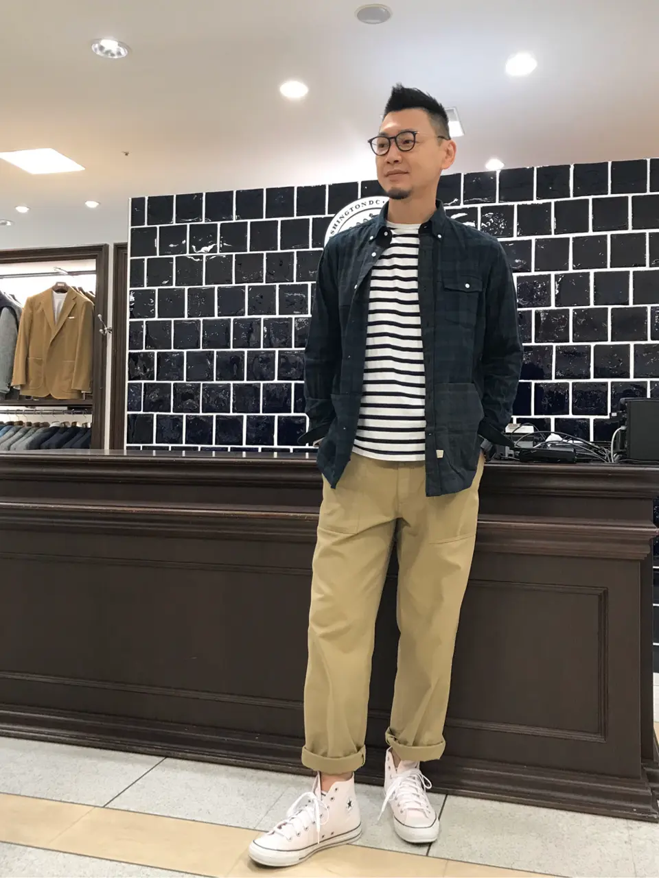  赤石 コーディネート画像