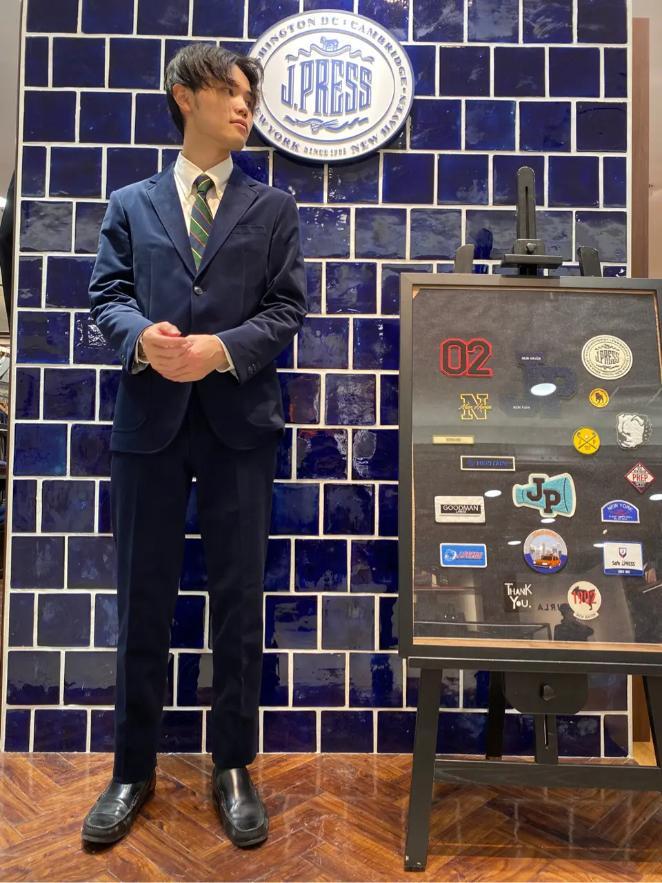 J.PRESS MEN 加藤晴暉 コーディネート画像