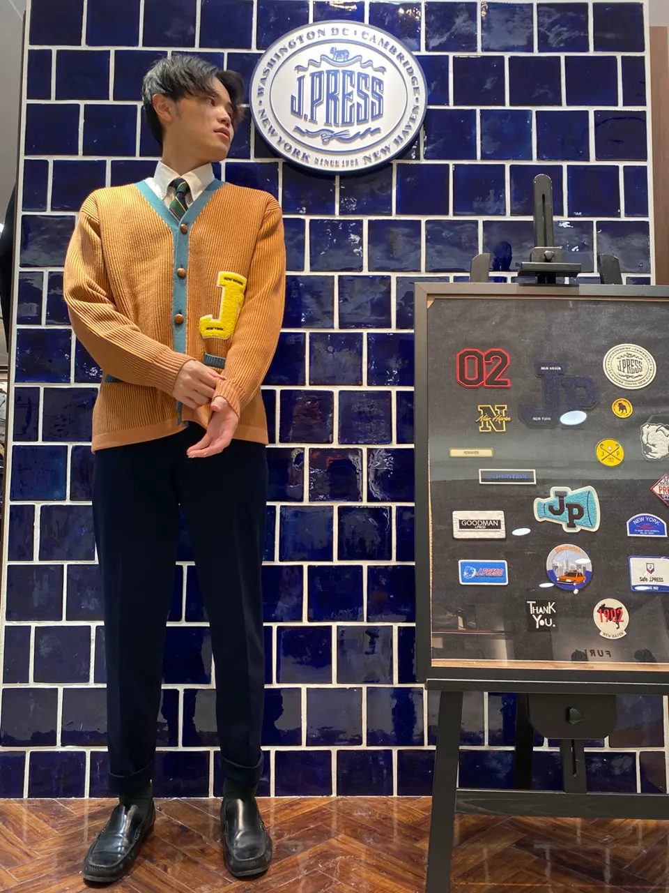 J.PRESS MEN 加藤晴暉 コーディネート画像