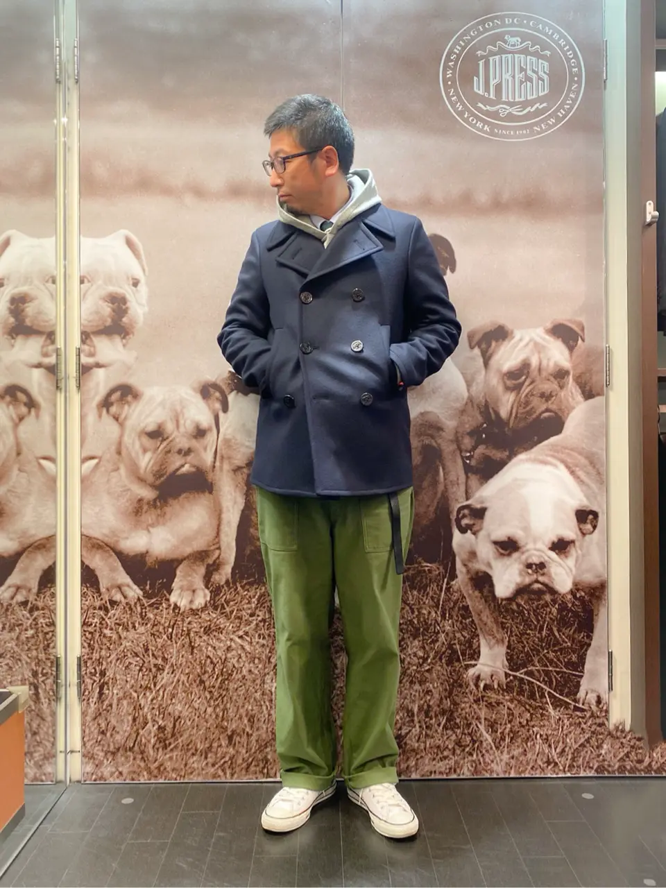 J.PRESS MEN 岩名 コーディネート画像