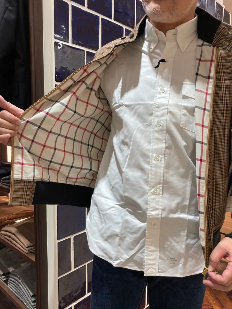 J.PRESS MEN 堤 コーディネート画像