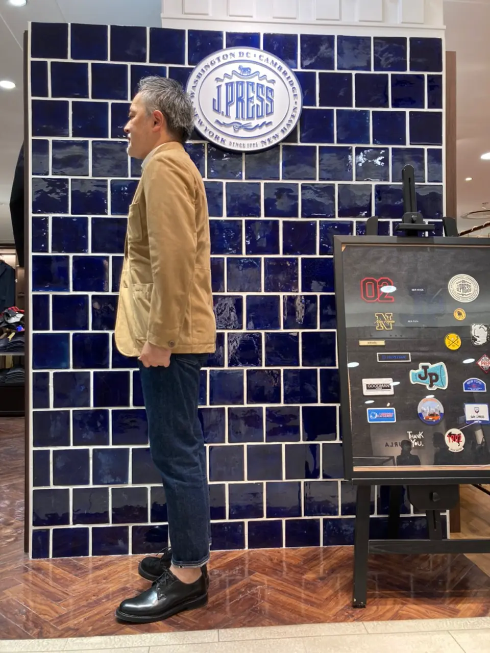 J.PRESS MEN 堤 コーディネート画像