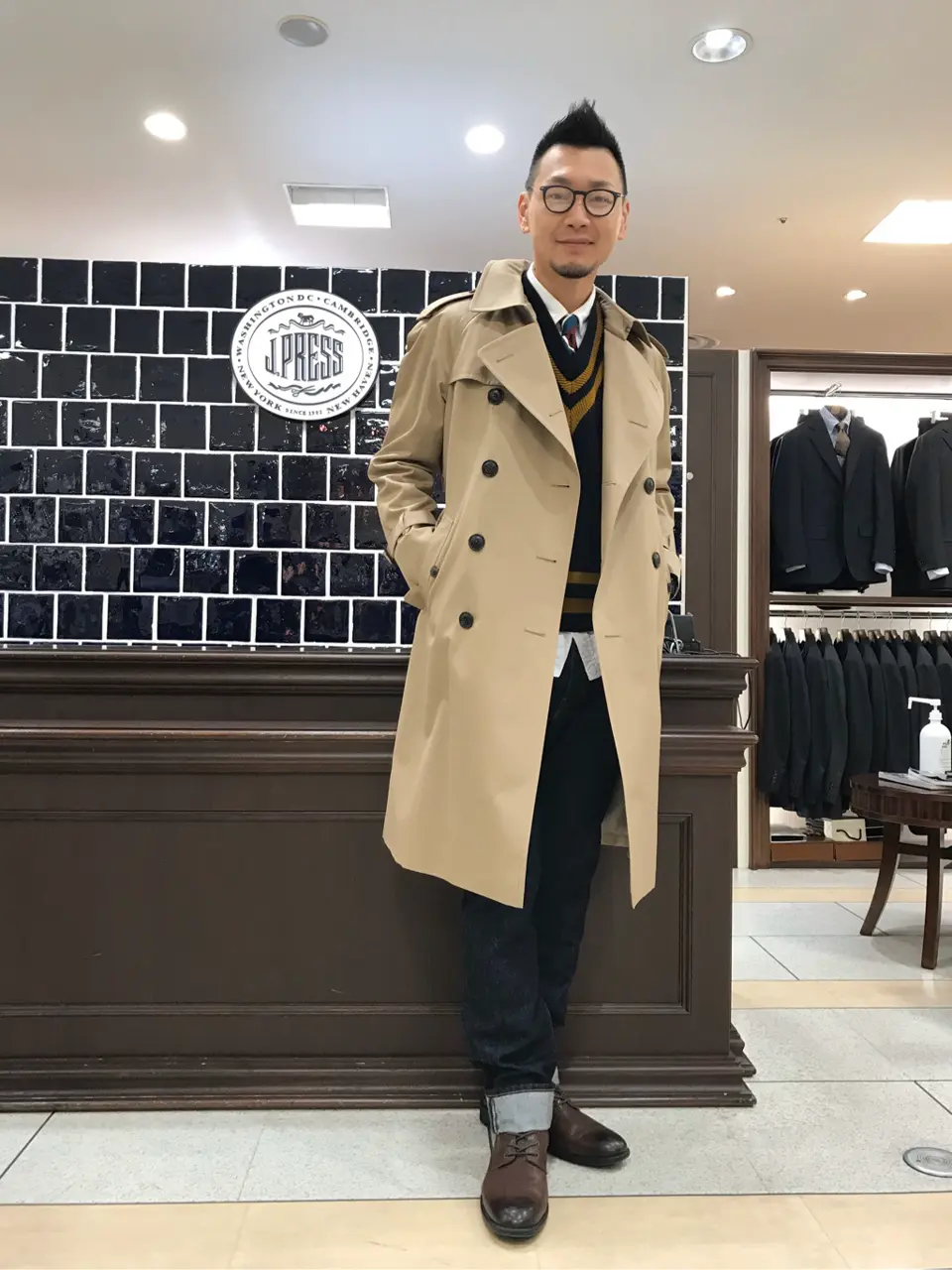  赤石 コーディネート画像