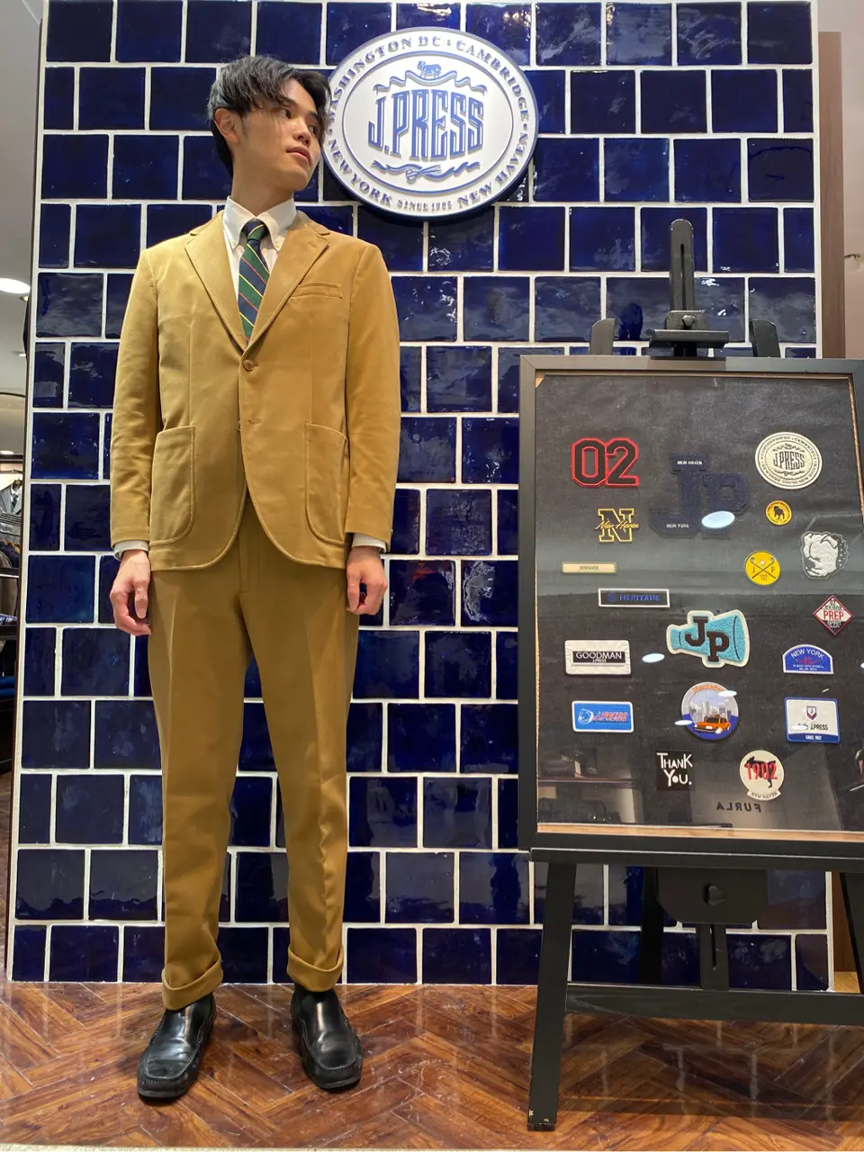 J.PRESS MEN 加藤晴暉 コーディネート画像