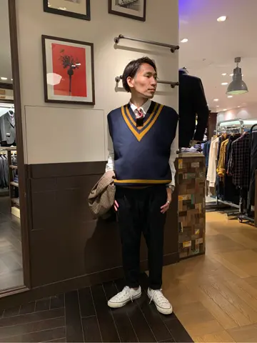 J.PRESS MEN 二口弘崇 コーディネート画像