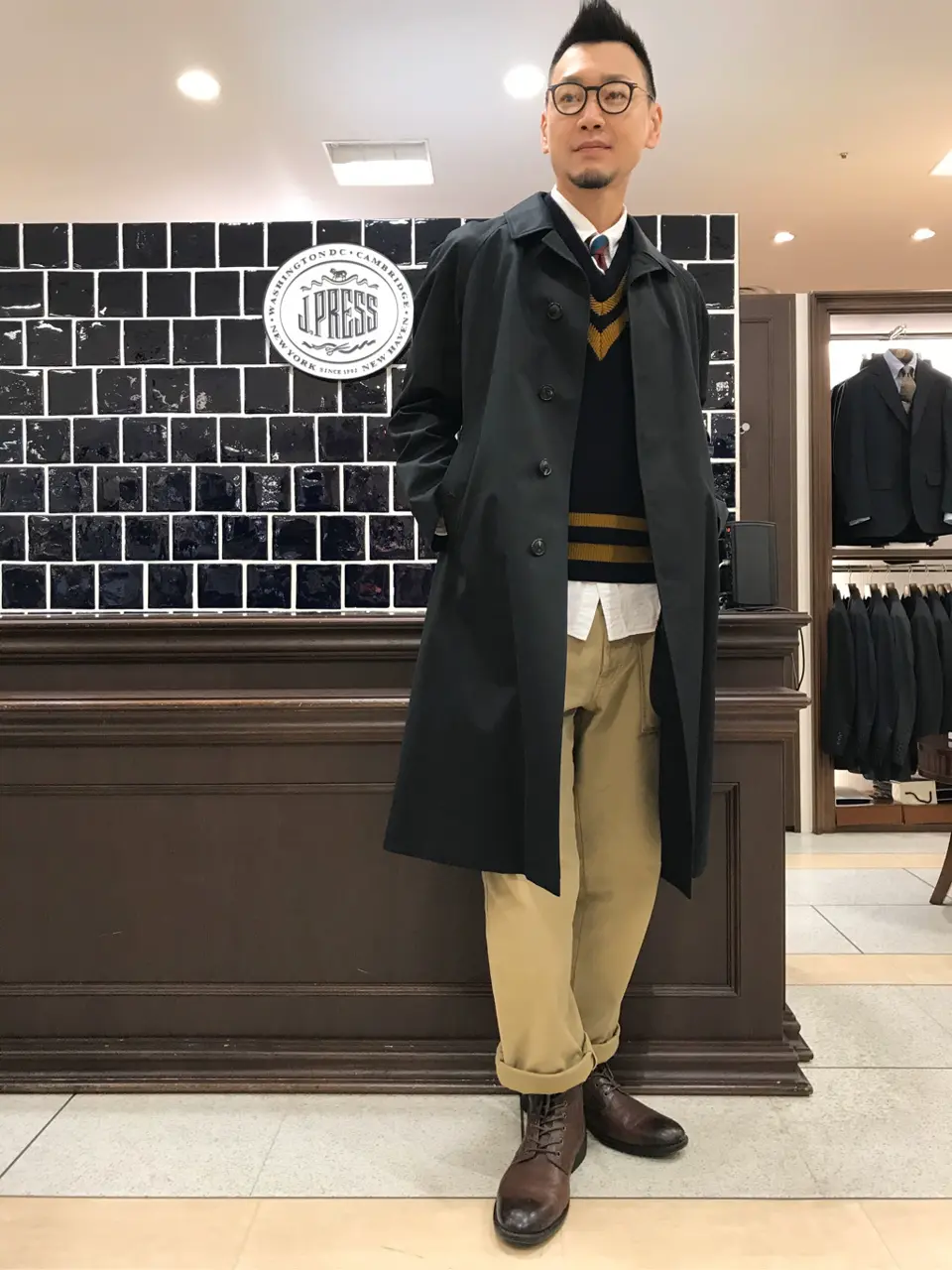  赤石 コーディネート画像