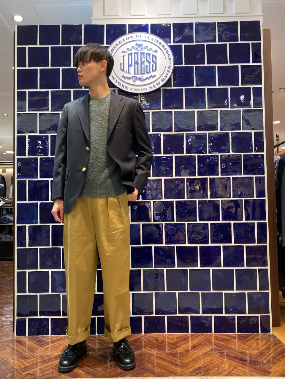 J.PRESS MEN 加藤晴暉 コーディネート画像