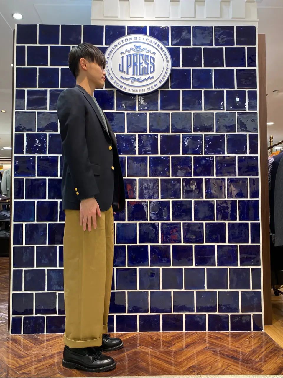 J.PRESS MEN 加藤晴暉 コーディネート画像