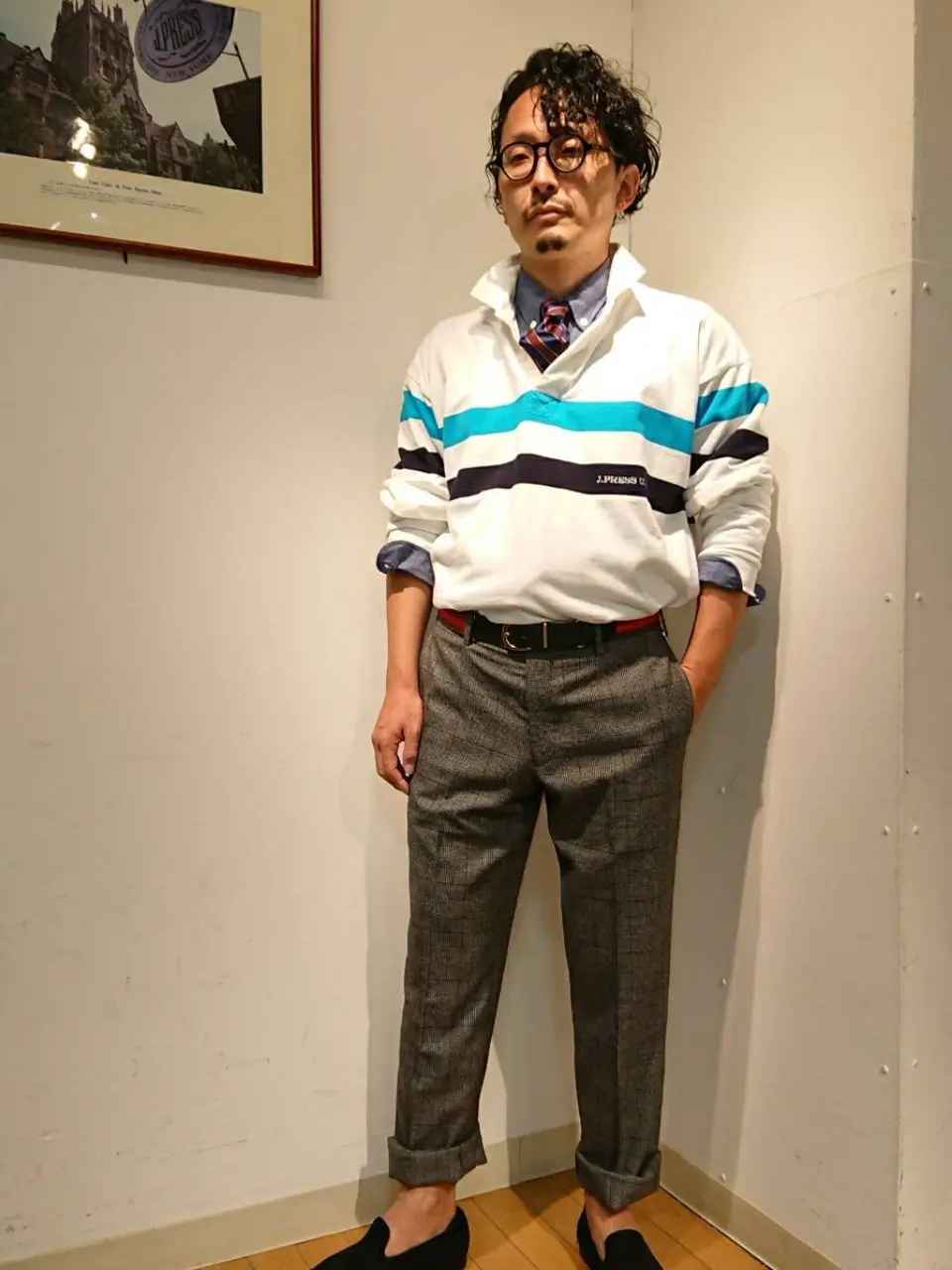 J.PRESS MEN 乾 コーディネート画像