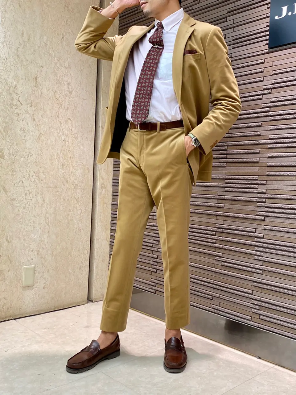 J.PRESS MEN 八巻 コーディネート画像