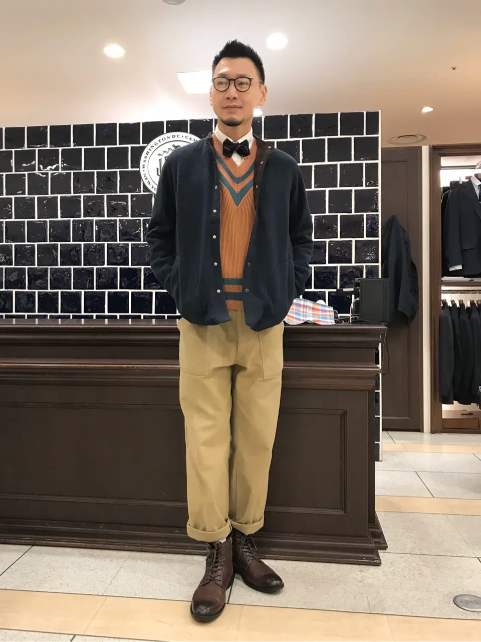  赤石 コーディネート画像